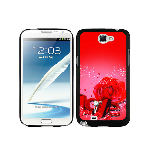 Valentine Love Rose Samsung Galaxy Note 2 Cases DRP